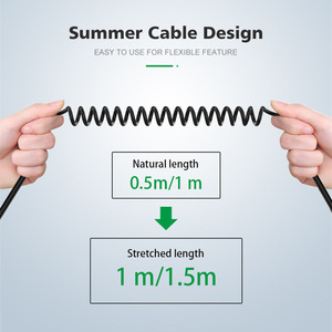 All'ingrosso 3.5MM Audio <span class=keywords><strong>Aux</strong></span>-<span class=keywords><strong>Type</strong></span>-<span class=keywords><strong>C</strong></span> cavi <span class=keywords><strong>USB</strong></span> un maschio cuffie 3.5mm Audio femmina cavi microfono per Ip per Android - Product Image 3