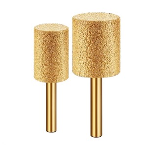 Tête de meulage diamantée brasée sous vide, tête plate cylindrique pour le marbre, le granit et les carreaux de céramique - Product Image 3