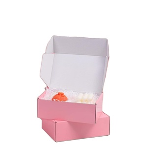 Small Business <strong>Pink</strong> Corrugated Cardboard <strong>Gift</strong> Boxes 10x8x3 Inches for Mailing &amp; Storing Fur <strong>Gift</strong> Wrapping - Product Image 1