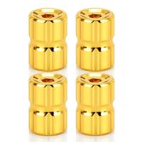 Ensemble de capuchons de valve de pneu de voiture antivol à tête hexagonale, en métal néochrome, couvre-vannes d'air en titane brûlé, accessoires universels pour roues