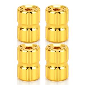 4pcs chống trộm chống bụi màu Bling nhôm lốp xe van Thân mũ điều kiện mới tự động bánh xe lốp không khí thân cây Bìa - Product Image 6