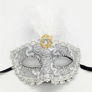 Dropshipping agent d'achat 2024 dames plumes strass vénitien <span class=keywords><strong>mascarade</strong></span> masques de fête - Product Image 6