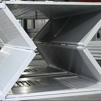 Vente directe d'usine MK X20, panneau sandwich en acier, maison de conteneur de bureau pliable, empilable, respirant, style moderne du milieu du siècle, 1 an