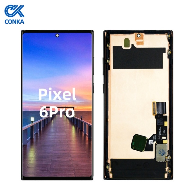 Conka High Quality Black LCD Touch Screen Display for Google Pixel 6 Pro with 100% Tested 1-Year Warranty