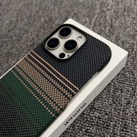 Étui pour iPhone 17 Pro Max, motif fibre de carbone, fixation magnétique, coque ultra-fine en PC anti-chute pour Apple 16