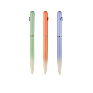 GemFully Productos Novedosos 2025 Bolígrafos Sin Clip, Bolígrafos Divertidos y Bonitos, Cuerpo Metálico Delgado, Bolígrafo de Punta Redonda Giratorio Sin Clip - Product Image 6