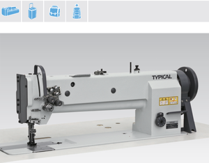 GC20608L18 Hot Sale Typical Double Needle Lockstitch <b>Walking</b> Foot Industrial Sewing <b>Machine</b> with Spare Parts Electronic 60 Large - Product Image 2