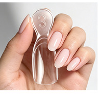 168 pièces de formes doubles pour extension d'ongles, pour gel de construction et capsules de forme parfaite, réutilisables pour nail art et extension d'ongles en gel