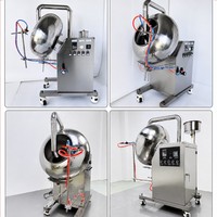 Machine de mini-enrobage de bonbons, noix, dattes, cacahuètes et petits chocolats, à vendre