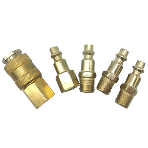 Kit de 5 Tapones de Latón y Cobre de 1/4'' con Rosca Estándar para Aplicaciones de Línea de Gas - Product Image 3