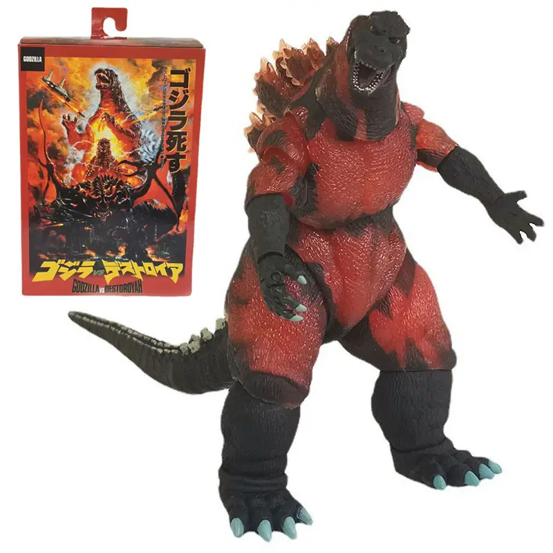 Wholesale 1995 NECA 18cm Godzilla Burning Godzilla Action Figure Doll Toys