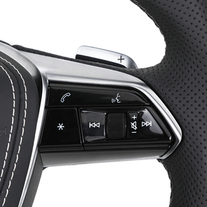 พวงมาลัยหุ้มหนังคาร์บอนไฟเบอร์สำหรับรถ <span class=keywords><strong>Audi</strong></span> A3 A4 RS3 B8.5 A5 A6 C7 C8 S3 S4 S5 B9 8V RS7ตามสั่ง - Product Image 5