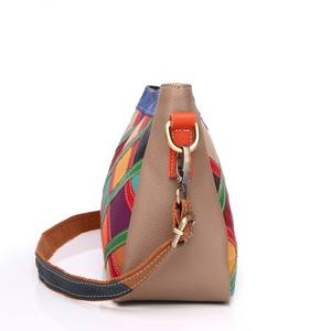 Sacs à bandoulière en cuir de vache véritable pour femmes, sac messager enveloppe, style ethnique rétro, petit sac carré pour femmes - Product Image 3