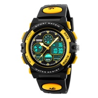 Reloj Para Ninos SKMEI 1163 deportivo para niños, reloj Digital analógico para niños, cronógrafo resistente al agua, reloj de regalo de plástico, reloj de pulsera de mano