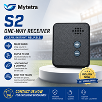 Radio sportive MYT S2, légère et compacte, récepteur unidirectionnel, talkie-walkie intégré au casque pour les entraîneurs sportifs, la communication d'équipe