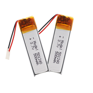 Personalizado 501240 220mah Bateria de Polímero de Lítio 500 v 3.7 mah Baterias de Células de Íon de Lítio Recarregável Baterias Lipo - Product Image 2