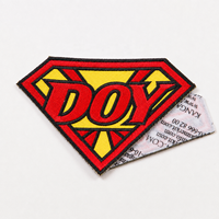 Étiquettes brodées à coudre sur les vêtements, fabrication OEM, logo personnalisé, broderie de diamants, patchs pour chapeaux