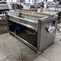 Xinlongjia Raadt Gemberreinigings-En Droogmachine Wortelwasmachine Aardappelen Schilmachine Aan
