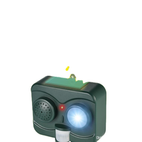 Dispositif répulsif solaire étanche à haute puissance pour oiseaux avec capteur de tir et de mouvement pour une utilisation en plein air dans le jardin