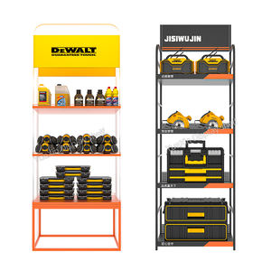 Exhibidores de Supermercado de Hierro y Madera Personalizados YX, Exhibidores Giratorios para Bebidas y Estanterías, Almacenamiento Ligero - Product Image 1