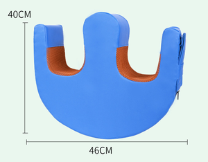 Ergonomic Memory Foam <b>Lumbar</b> <b>Support</b> <b>Cushion</b> Large Backrest Velvet Magnetic Cloth Design Rehabilitation Therapy Supplies - Product Image 2