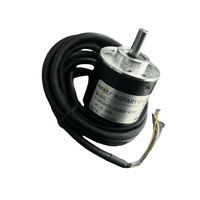 Encoder Rotary AB 2-Fase 1000ppr 38mm Shaft 6mm Tegangan 24V 3806-100BM-G5-24C Inkremental Diameter 38mm untuk Encoder
