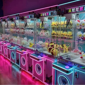 Chất lượng cao trẻ em cần cẩu máy búp bê sang trọng thiết bị lấy để bắt búp bê trò chơi phương thức thanh toán tiền xu để giải trí - Product Image 3