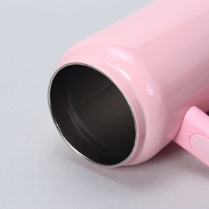 Factory Wholesale 16Oz 304 Stainless Steel Double-<b>Walled</b> Vacuum Flask Canister Portable Tumbler Cup Mug With Handle Straw - Product Image 5