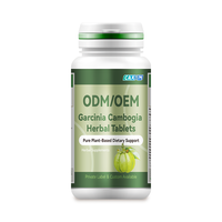 Comprimés de Garcinia Cambogia à Marque Blanche, Extrait Végétal, Complément Alimentaire pour Adultes, Formule Personnalisée