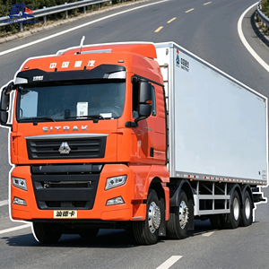 Camión frigorífico SITRAK 8x4 <span class=keywords><strong>de</strong></span> <span class=keywords><strong>segunda</strong></span> <span class=keywords><strong>mano</strong></span> <span class=keywords><strong>con</strong></span> asiento <span class=keywords><strong>con</strong></span> airbag y unidad <span class=keywords><strong>de</strong></span> refrigeración dividida para transporte <span class=keywords><strong>de</strong></span> verduras - Product Image 3