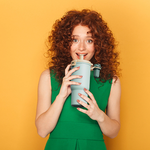 Nueva Botella de Agua Aislada de Acero Inoxidable, a Prueba de Fugas, Libre de BPA, 40 oz, Apta para Lavavajillas, con Pajita para Niños y Deportes - Product Image 5