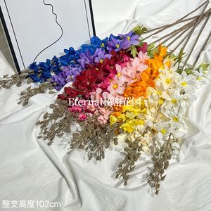 ดอกเดลฟีเนียมสีน้ำเงินรอยัล ผ้าไหมประดิษฐ์ สำหรับตกแต่งเพดานงานแต่งงาน จาก Secret Garden - Product Image 2