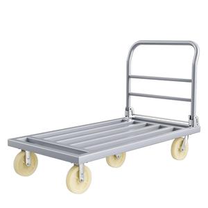 <span class=keywords><strong>Chariot</strong></span> <span class=keywords><strong>de</strong></span> transport d'atelier à pousser manuel, amélioré, à tubes carrés, grand format et épaissi - Product Image 1