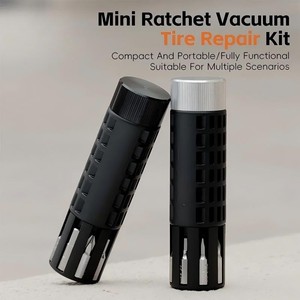 Kit d'outils <span class=keywords><strong>de</strong></span> <span class=keywords><strong>réparation</strong></span> <span class=keywords><strong>de</strong></span> <span class=keywords><strong>vélo</strong></span>, outil <span class=keywords><strong>de</strong></span> <span class=keywords><strong>réparation</strong></span> <span class=keywords><strong>de</strong></span> pneus <span class=keywords><strong>à</strong></span> vide cylindrique, outil <span class=keywords><strong>à</strong></span> cliquet portable - Product Image 1