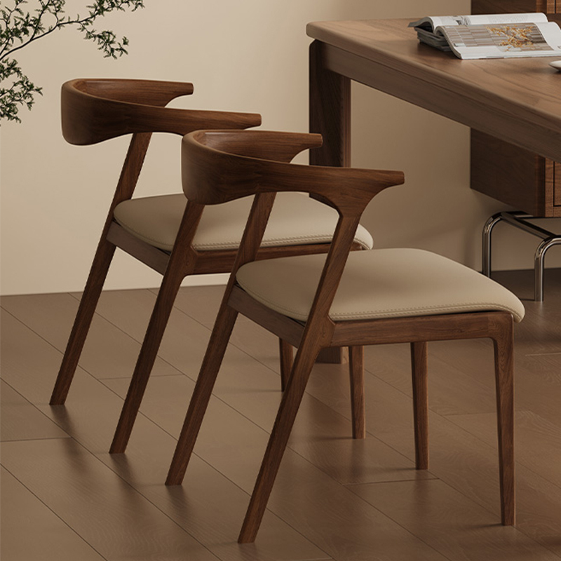 Nordic Solid Wood Dining Chairs for