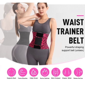 <span class=keywords><strong>Ceinture</strong></span> amincissante sans couture à effet sablier, imprimé léopard <span class=keywords><strong>rouge</strong></span> et jaune, gaine de taille pour le contrôle du ventre, corsets pour femmes, vente chaude - Product Image 4