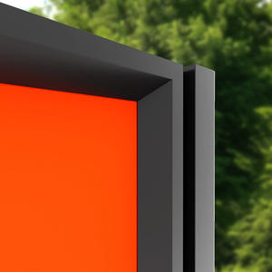 Système de cadre d'angle de bâtiment à double panneau le plus vendu, installation facile, panneaux d'affichage publicitaires extérieurs, site Web indépendant - Product Image 2