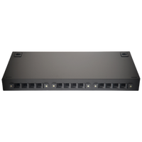 12-Core FC Universal Telecom Grade Optical Fiber Terminal Box Equipped with Pigtails Adapters & Splice Tray