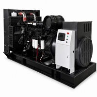 Groupe électrogène diesel à châssis ouvert pour alimentation de secours 400kW 500kVA 480V Moteur Weichai 490 Triphasé 50/60Hz Alternateur tout cuivre ATS