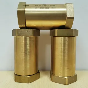 Brass Copper 4Mpa DN15 1/2inch NPT Thread Cryogenic Vertical Lift Check Valves For LO2 LN2 LAr LNG LCH