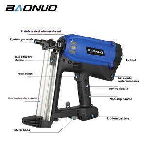 Pistolet à clous et agrafeuse sans fil 7,2 V, qualité industrielle et bricolage, avec batterie pour le bois, GSN 50T, cloueur sans fil portable - Product Image 5