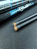 Queue de billard Premium Predator POINOS BK Rush pour saut et bris, avec corps en érable importé, fût en acier inoxydable Uni-Loc et technologie Black Technology