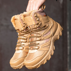 <span class=keywords><strong>Botas</strong></span> de senderismo para <span class=keywords><strong>hombre</strong></span>, estilo militar, de cuero, de caña alta, para deportes al aire libre, trekking, combate y trabajo. - Product Image 4