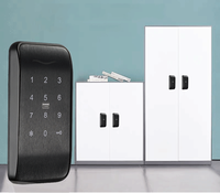Clavier connecté Wi-Fi TTlock en acier inoxydable pour armoire de cuisine, casier électronique numérique RFID intelligent à bouton-poussoir en aluminium