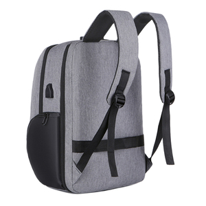 Mochila para portátil antirrobo impermeable de gran capacidad de 17 "con puerto de carga USB Cierre de cremallera Negocios Unisex - Product Image 5