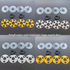 Factory Direct Complete Set Yellow Music Metal Cassette Reel Disc <b>Kit</b> with Positioning Hub and Anti-Slip Film for <b>DIY</b> Tape - Product Image 3