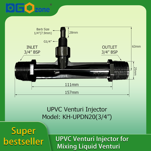 [KH-UPDN25] حاقن فنتوري DGOzone مقاس 1 بوصة من UPVC، ملحقات الري، أنبوب خلط وحقن فنتوري - Product Image 5