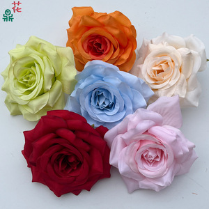 Roses artificielles en soie, décorations de mariage faites à la main, accessoires muraux floraux, décor de bouquet, style moderne - Product Image 1