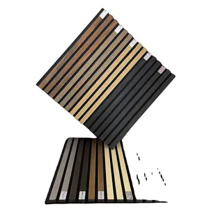 Paneles de madera flexibles ecológicos con certificación SFC de alta calidad, paneles absorbentes de sonido