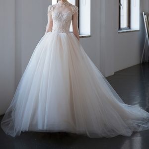 ชุดเดรสเจ้าหญิงแขนยาว2ชิ้นสำหรับผู้หญิงชุดราตรีงานเลี้ยงแบบหรูหราทันสมัย - Product Image 4